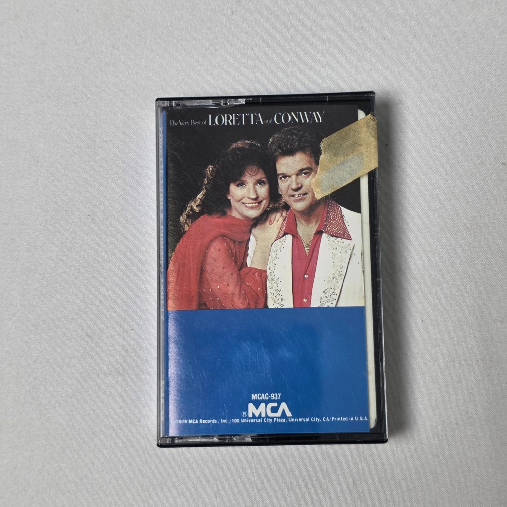 MCA The Very Best of Loretta and Conway Cassette Country Western 1979 Vintage - Picture 1 of 4